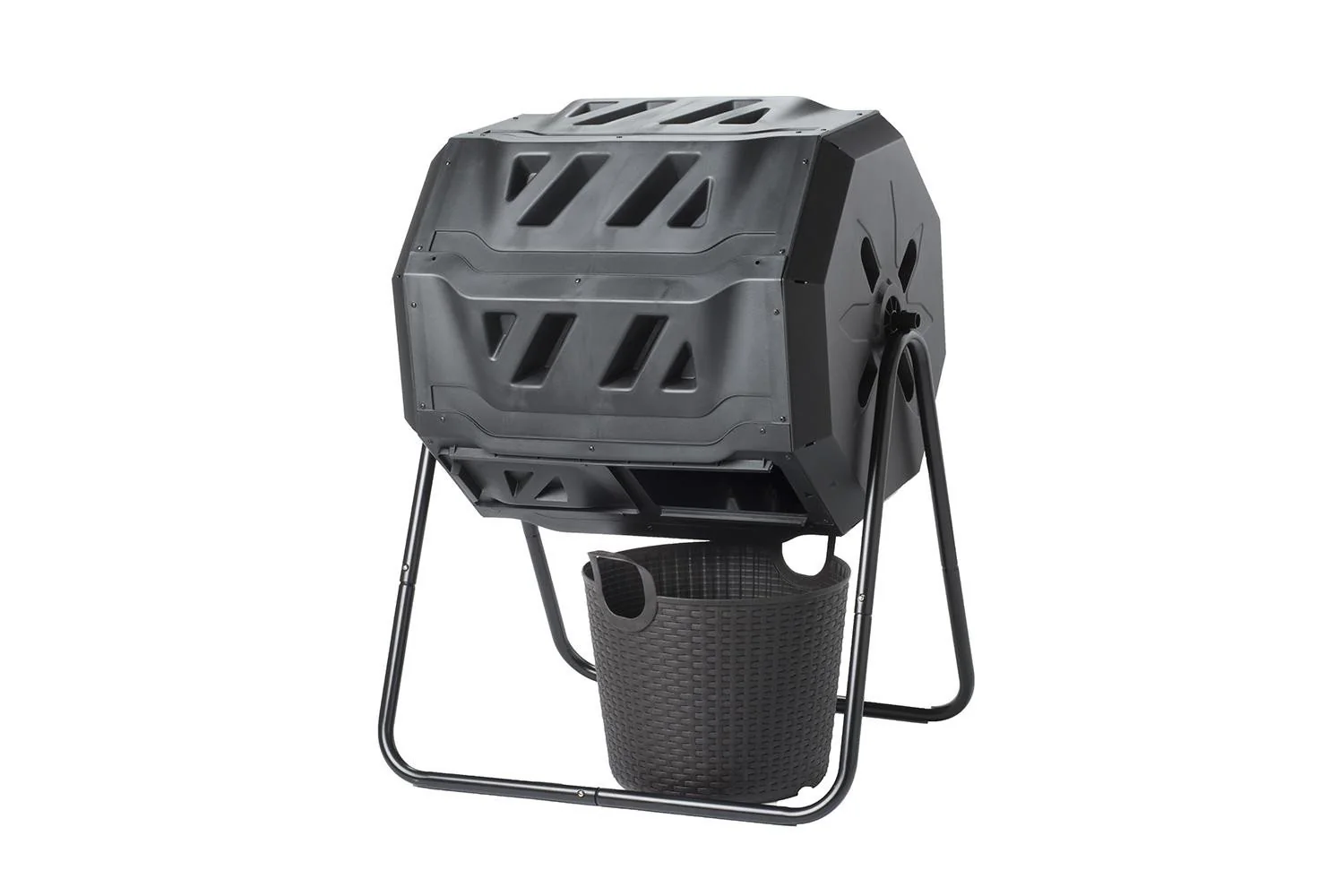 Maze 160 Litre ROTO Organics Composter Bin Tumbler with Dual Chambers & Thermometer - Image 6