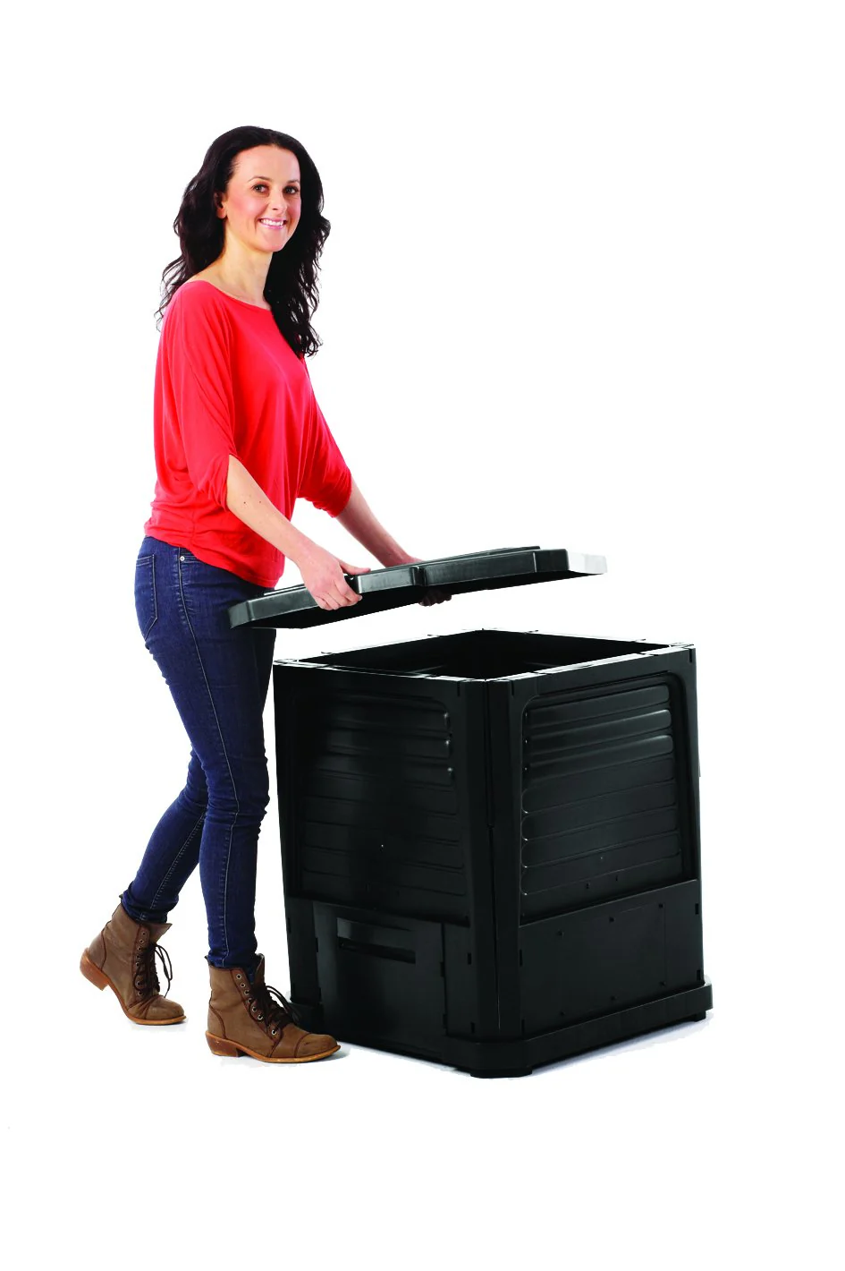 Maze 220L Aerobic Organics Compost Bin with Plastic Base - Image 6