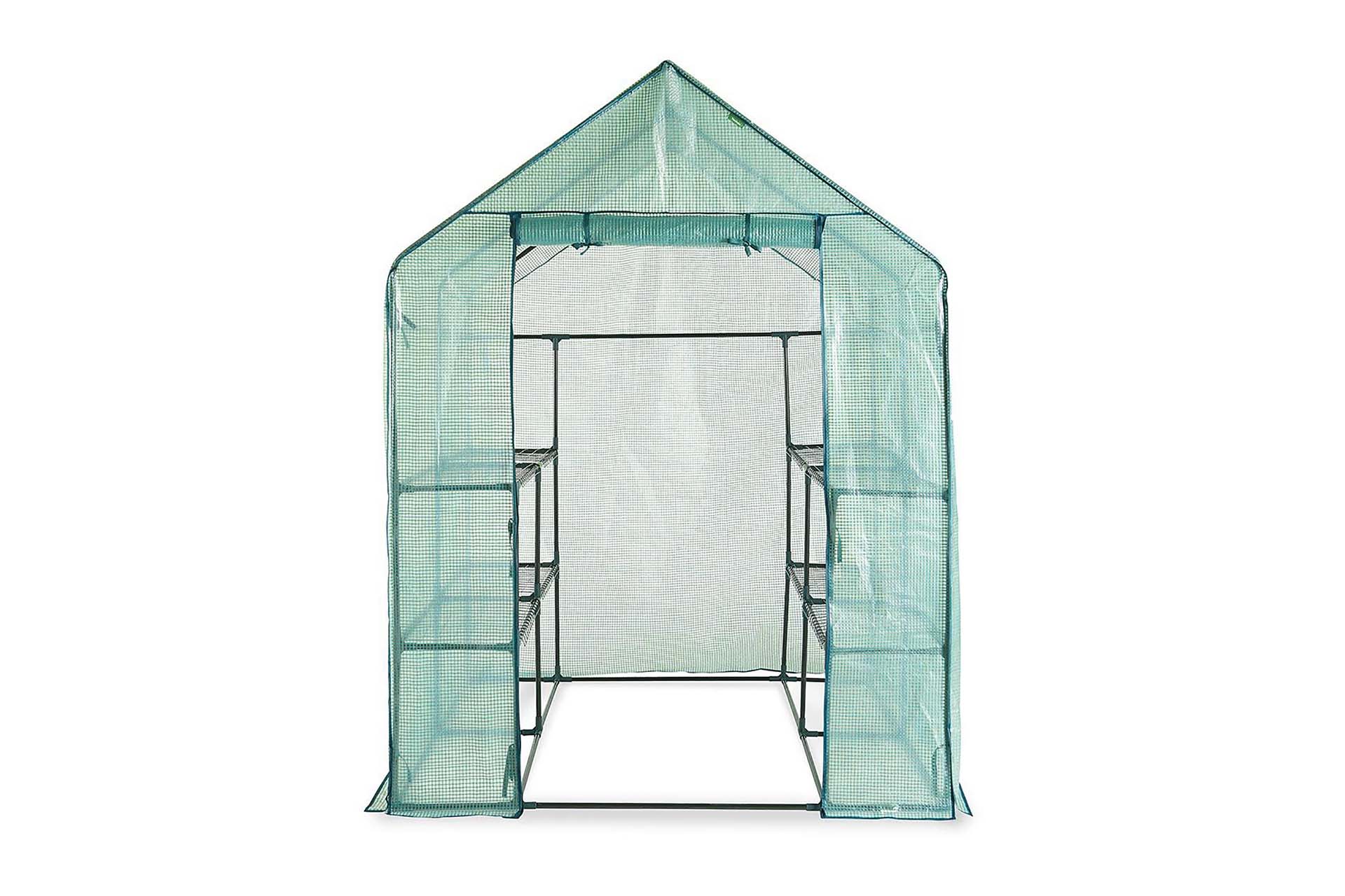 Greenlife 4 Tier Large Walk-in Greenhouse with PE Cover 1950 x 1430 x 1430mm