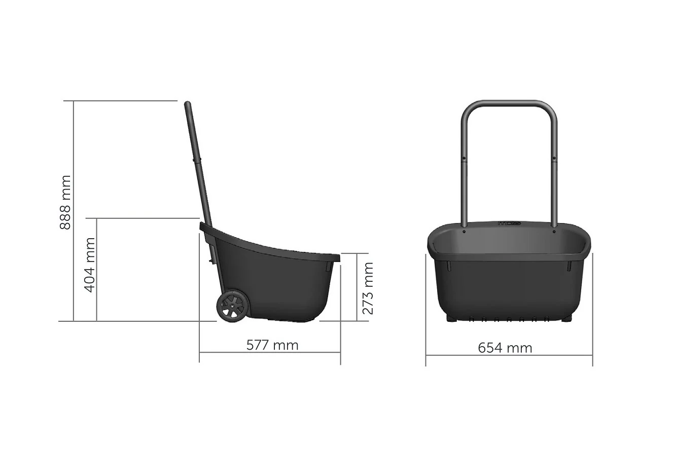 Maze Garden and Composting Cart with Handle 55 Litre - Image 9