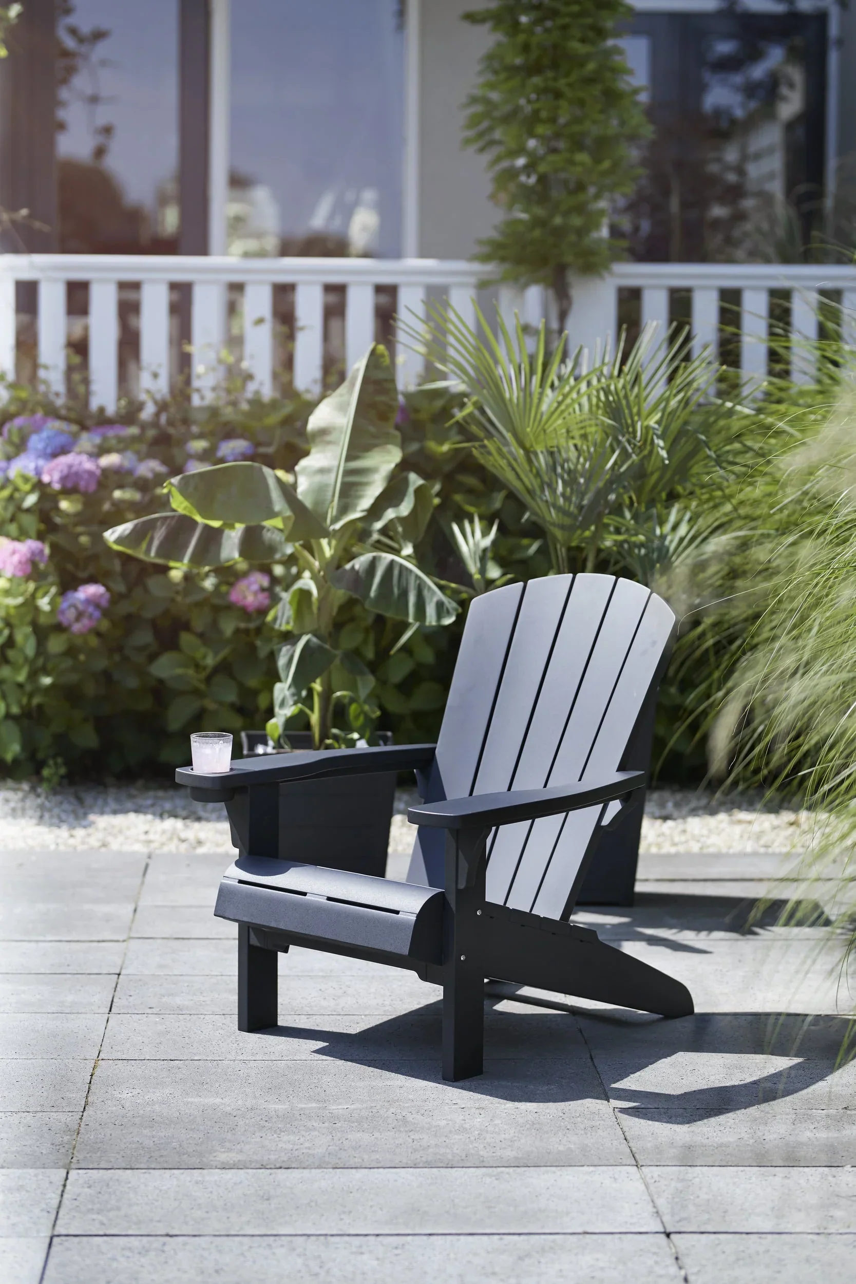 Keter Alpine Adirondack Chair - Graphite 2 Pack - Image 4