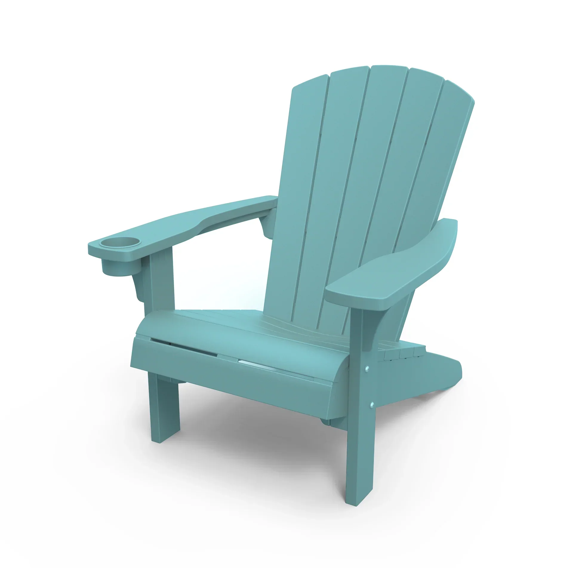 Keter Alpine Adirondack Chair - Turquoise 2 Pack - Image 4