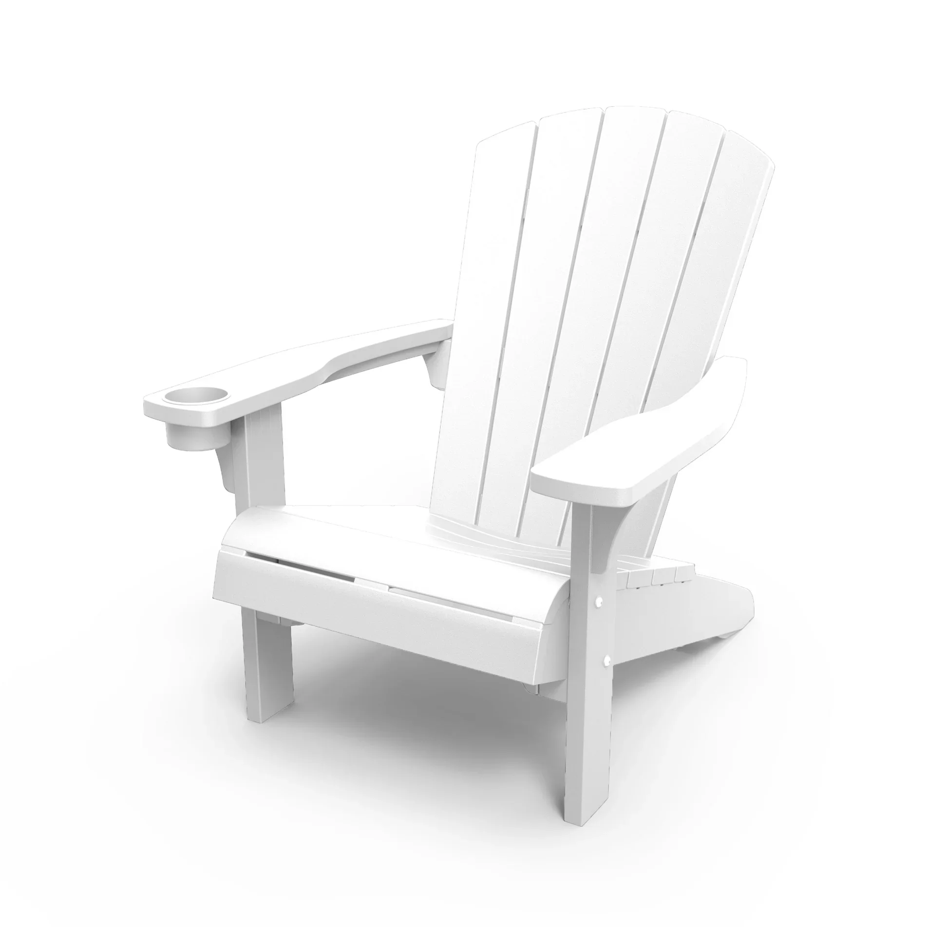 Keter Alpine Adirondack Chair - White 2 Pack - Image 2