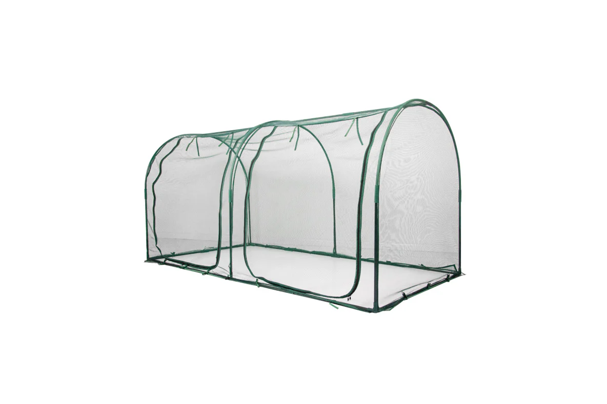 Maze Metal Frame Net Garden Tunnel - 2500L x 1250W x 1250H