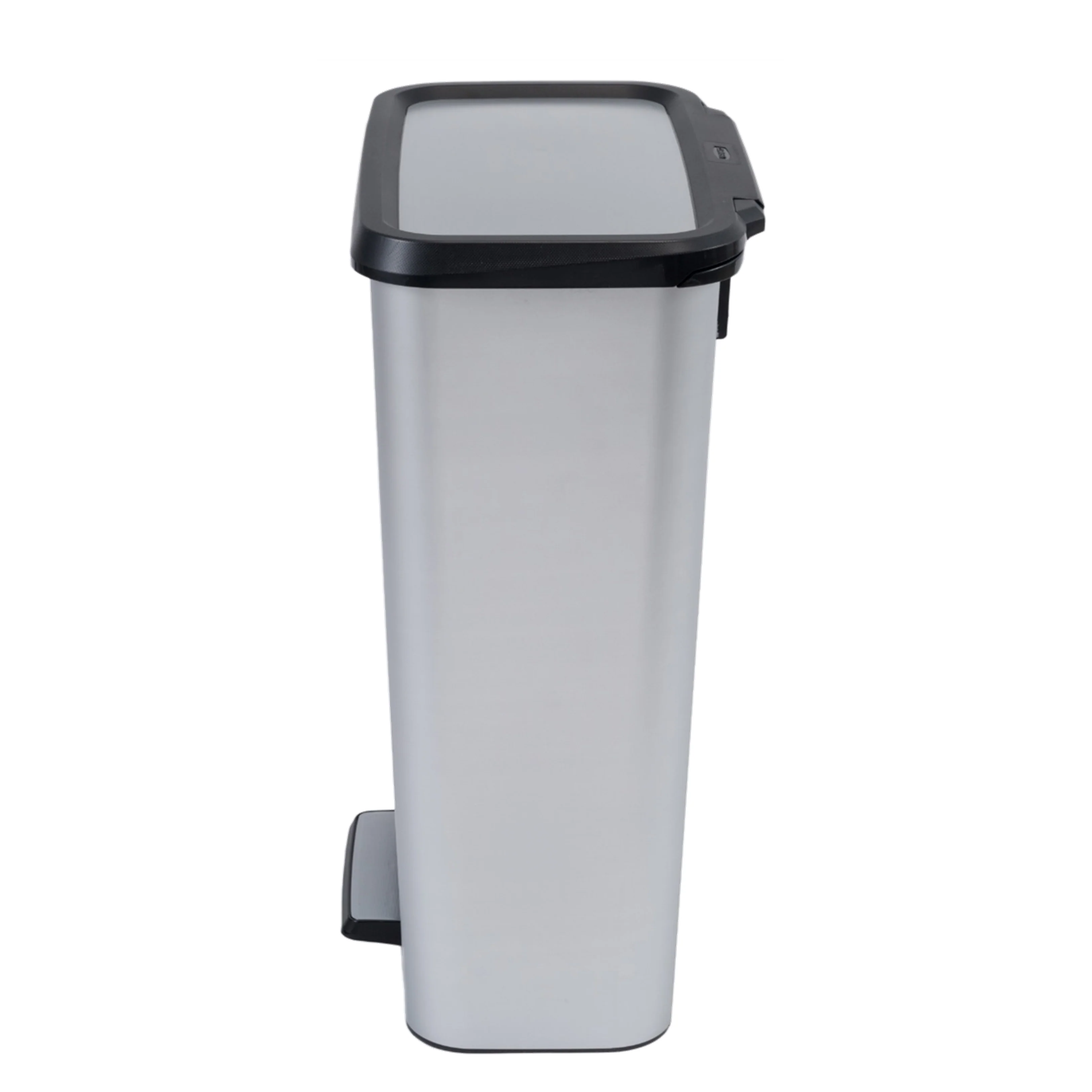 Curver Compattia Duo Pedal Bin – 2 X 23L – Steel Look - Image 3