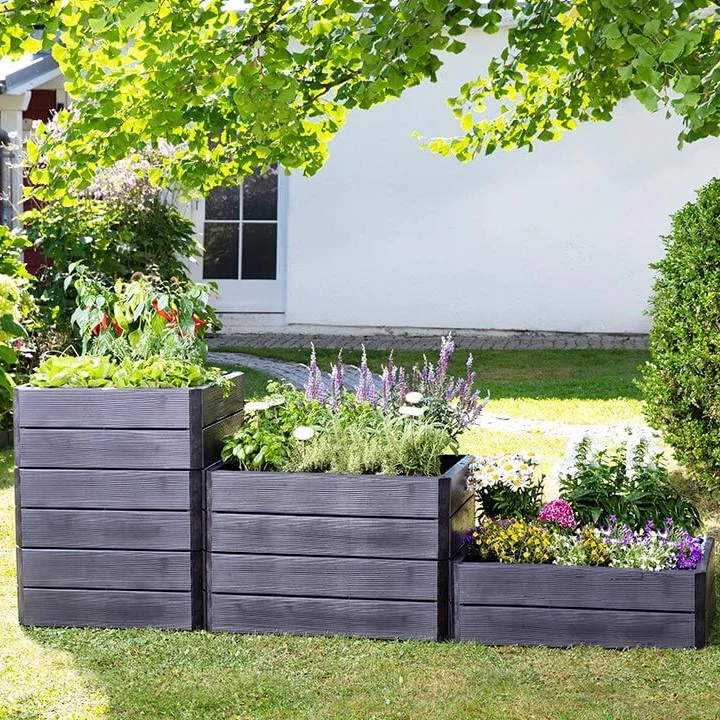 ERGO Quadro Recycled Plastic Medium Raised Garden Bed - Image 4