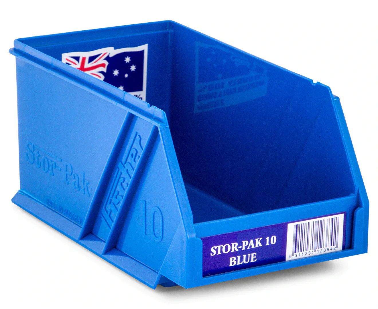 Fischer Plastics Stor-Pak 10 Blue Bin and Container 1L - Image 2