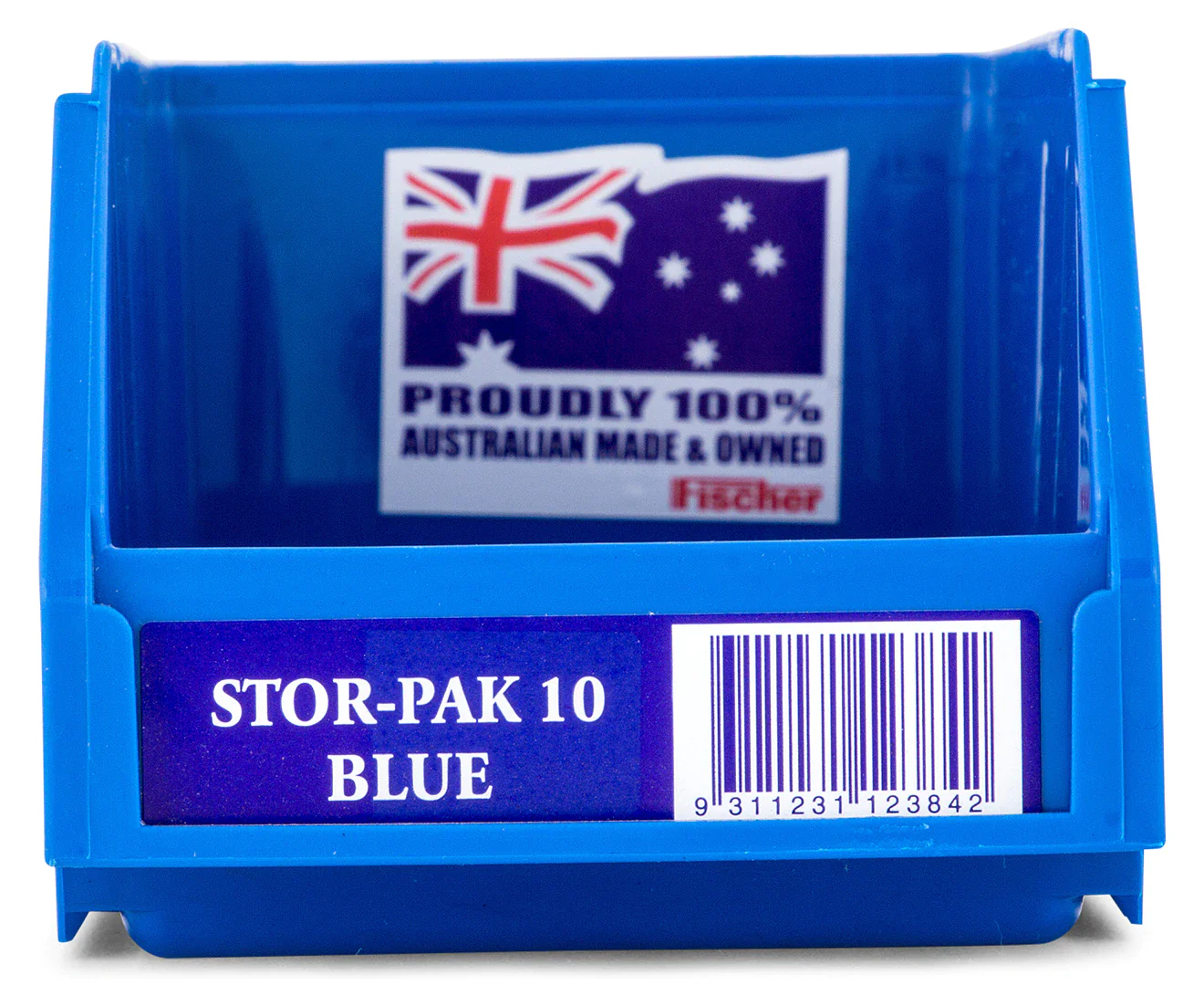 Fischer Plastics Stor-Pak 10 Blue Bin and Container 1L - Image 3