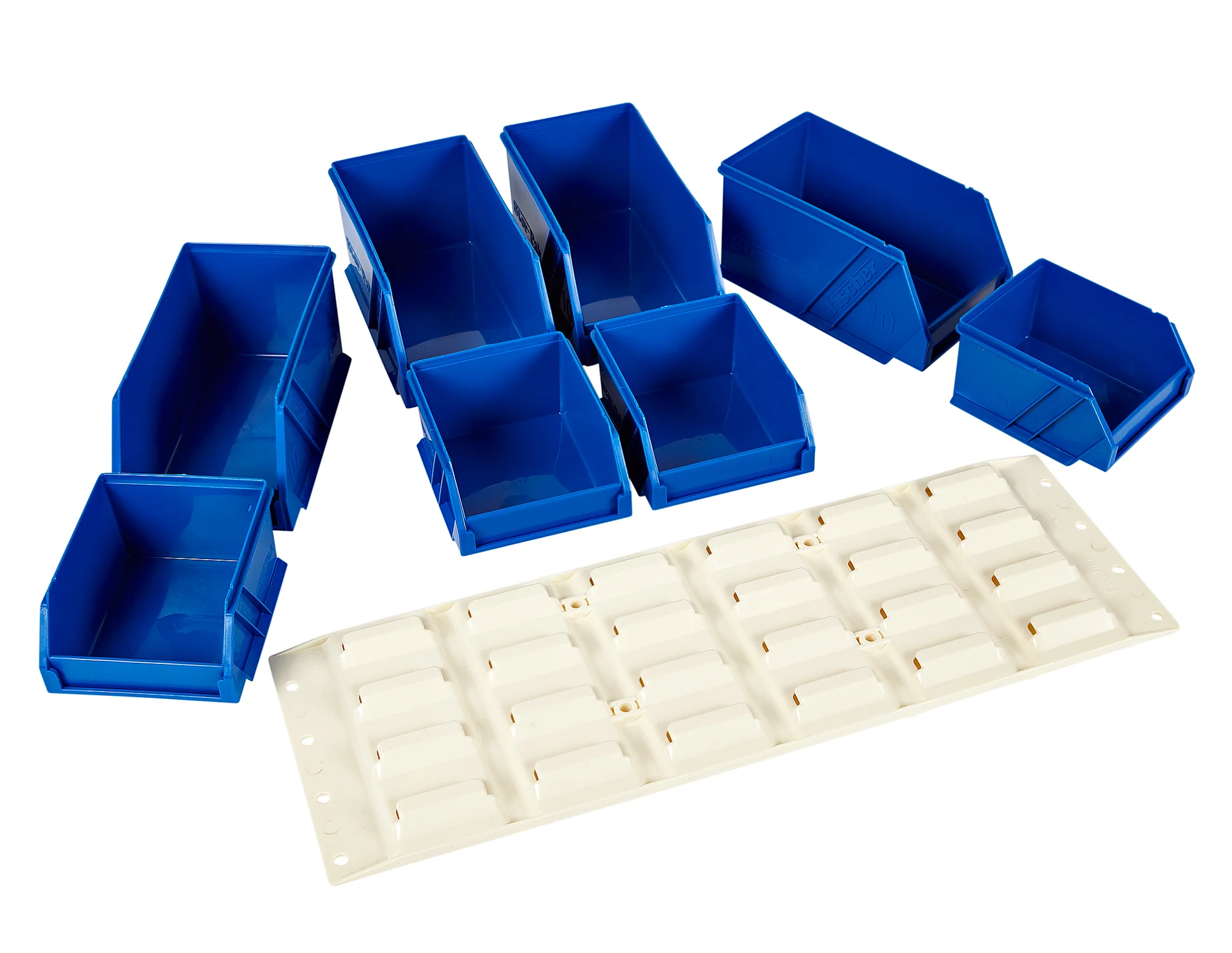 Fischer Plastic Stor-Pak 5 & 10 with Louvre Panel Starter Kit - Blue - Image 7