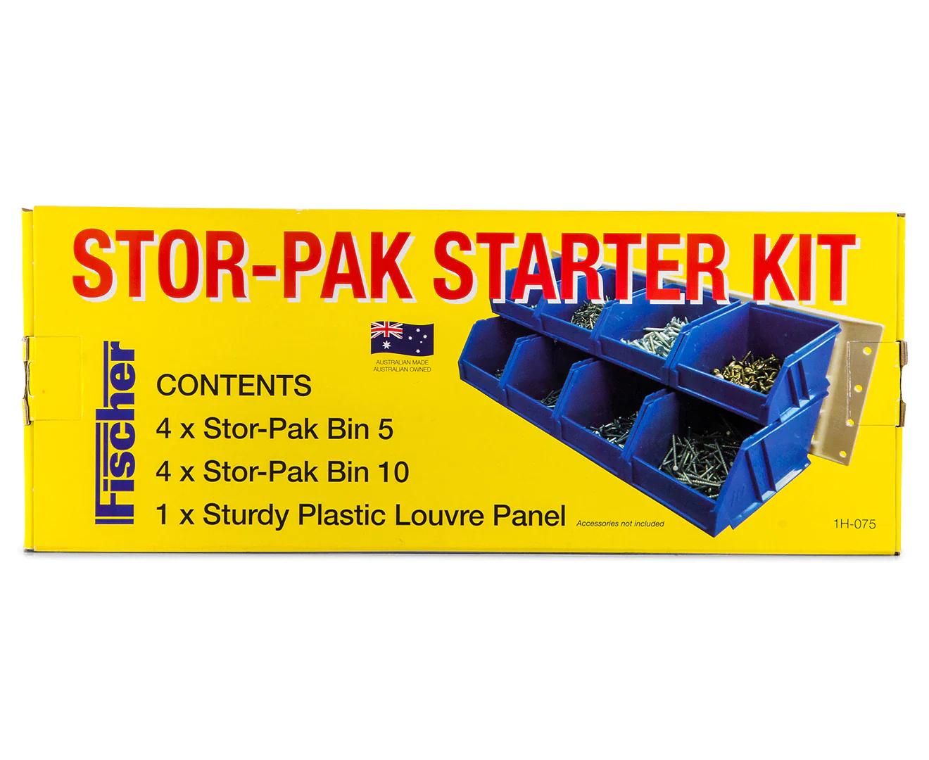 Fischer Plastic Stor-Pak 5 & 10 with Louvre Panel Starter Kit - Blue - Image 8