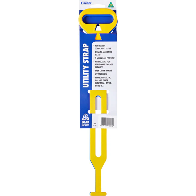 Fischer Plastic Utility Straps 2 Pack - Blue and Yellow - Image 10