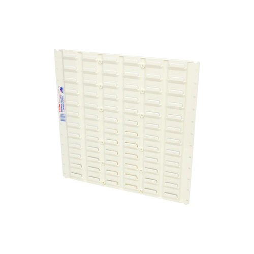 Fischer Plastics Louvre Panel 460L x 460H mm - Cream - Image 3