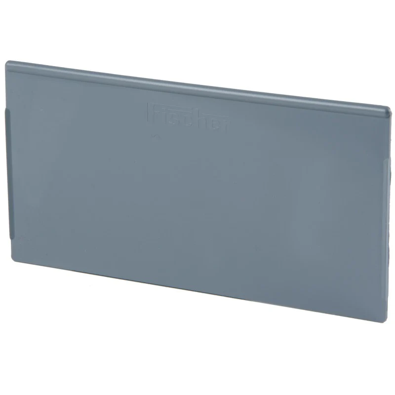 Fischer Plastics Spare Part Tray Divider to suit 200mm Wide Bins - Grey