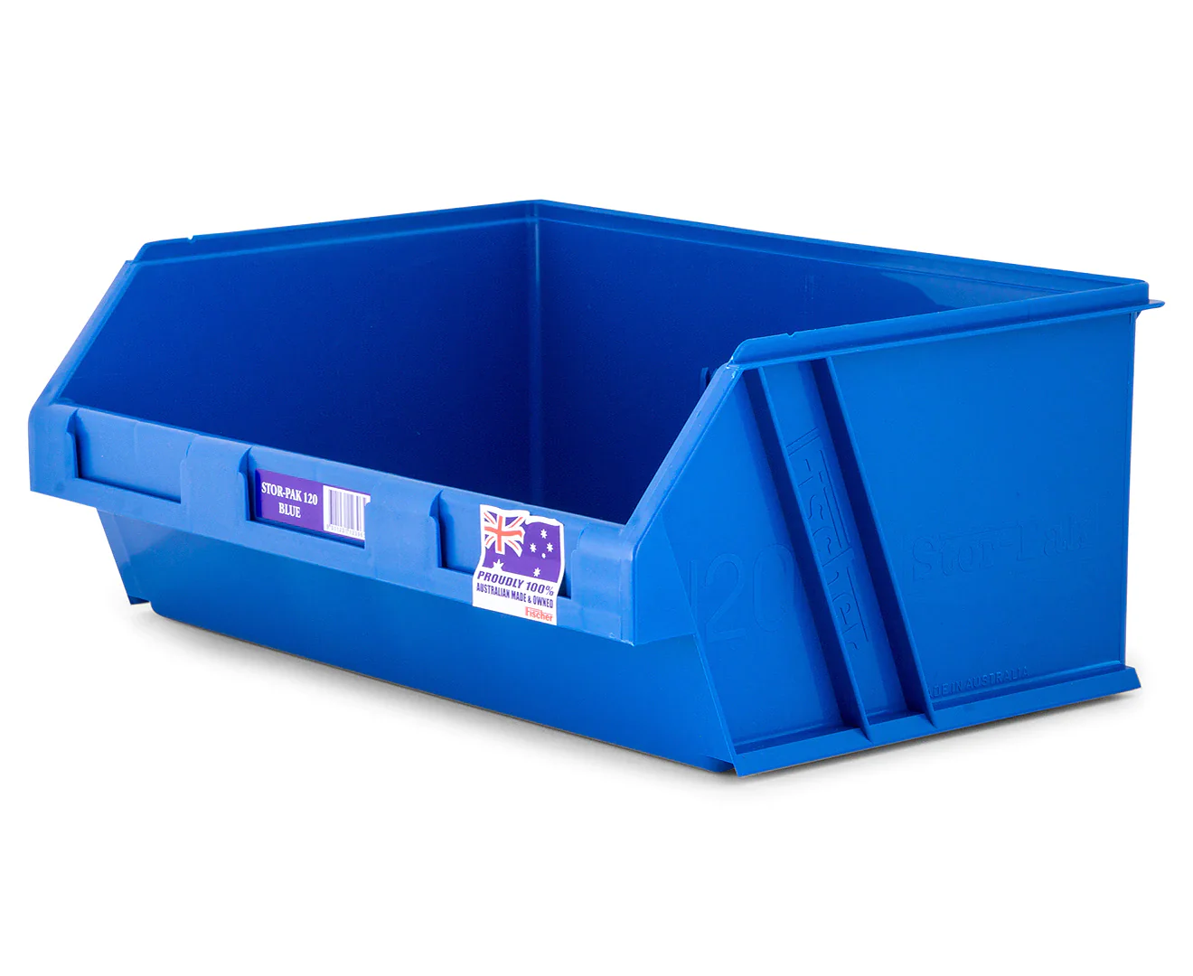 Fischer Plastics Stor-Pak 120 Blue Bin and Container 12L - Image 4