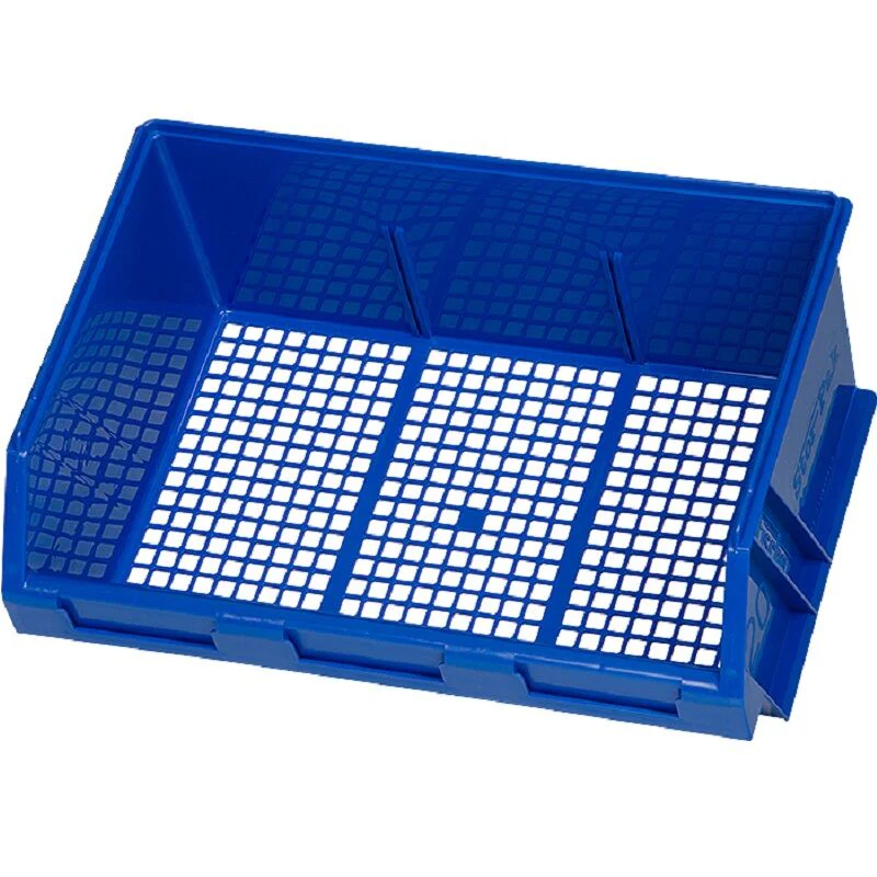 Fischer Plastics Stor-Pak 120 Blue Bin with Mesh Base 12L - Image 2