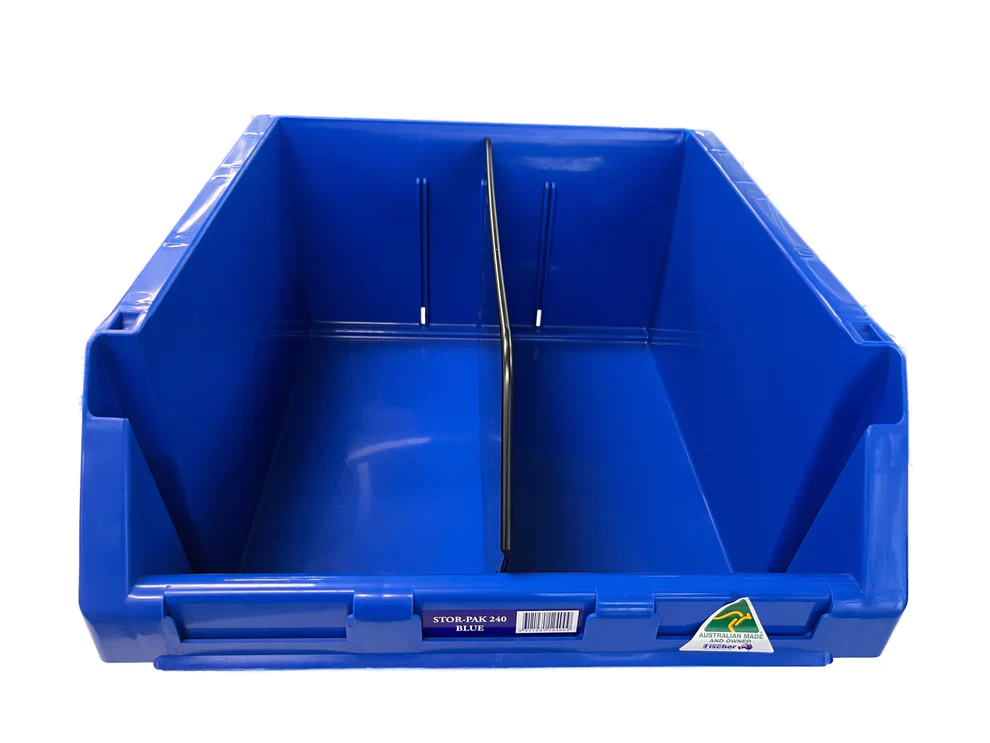 Fischer Plastics Stor-Pak Divider to suit 240 Bins - Black - Image 2