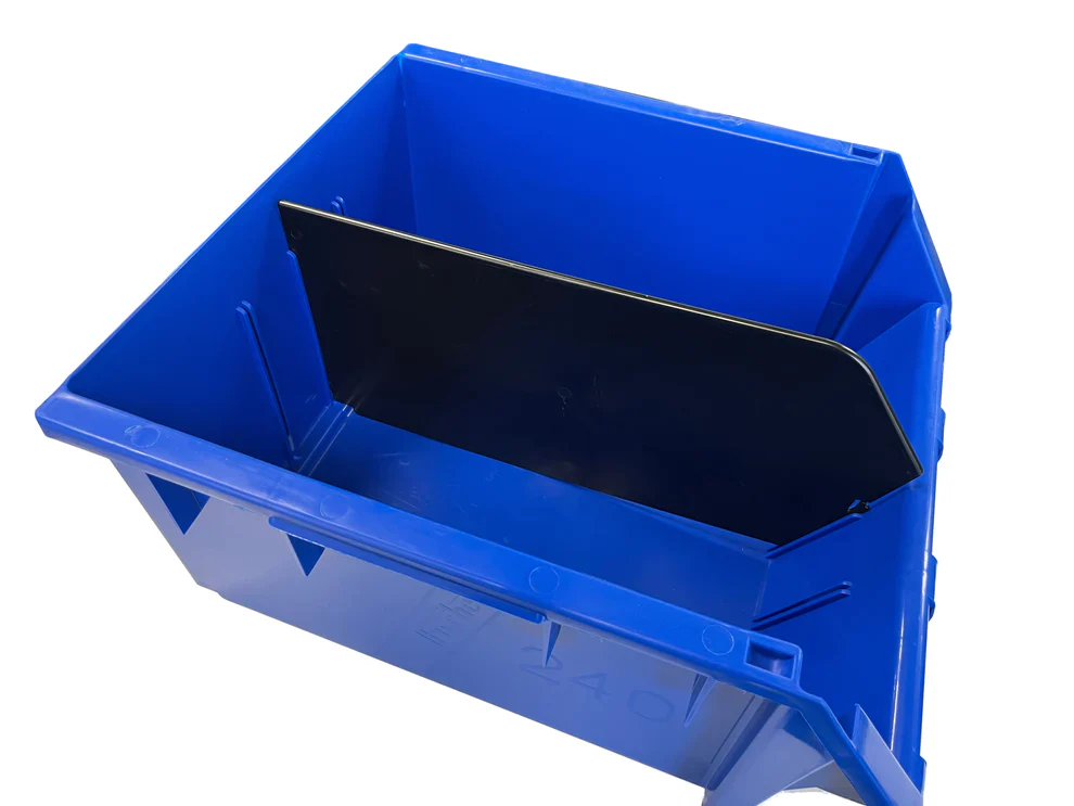 Fischer Plastics Stor-Pak Divider to suit 240 Bins - Black - Image 3