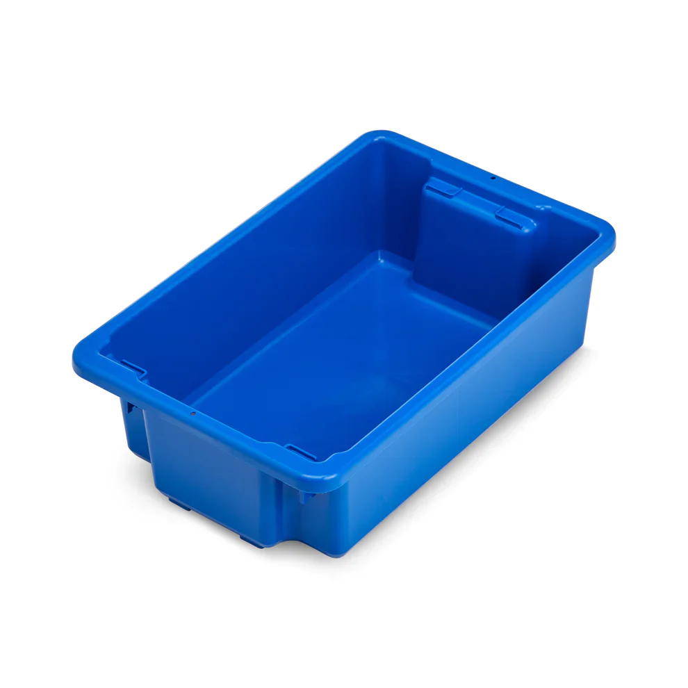 Fischer Plastics Stor-Tub 32 Blue Bin Crate and Container 32L
