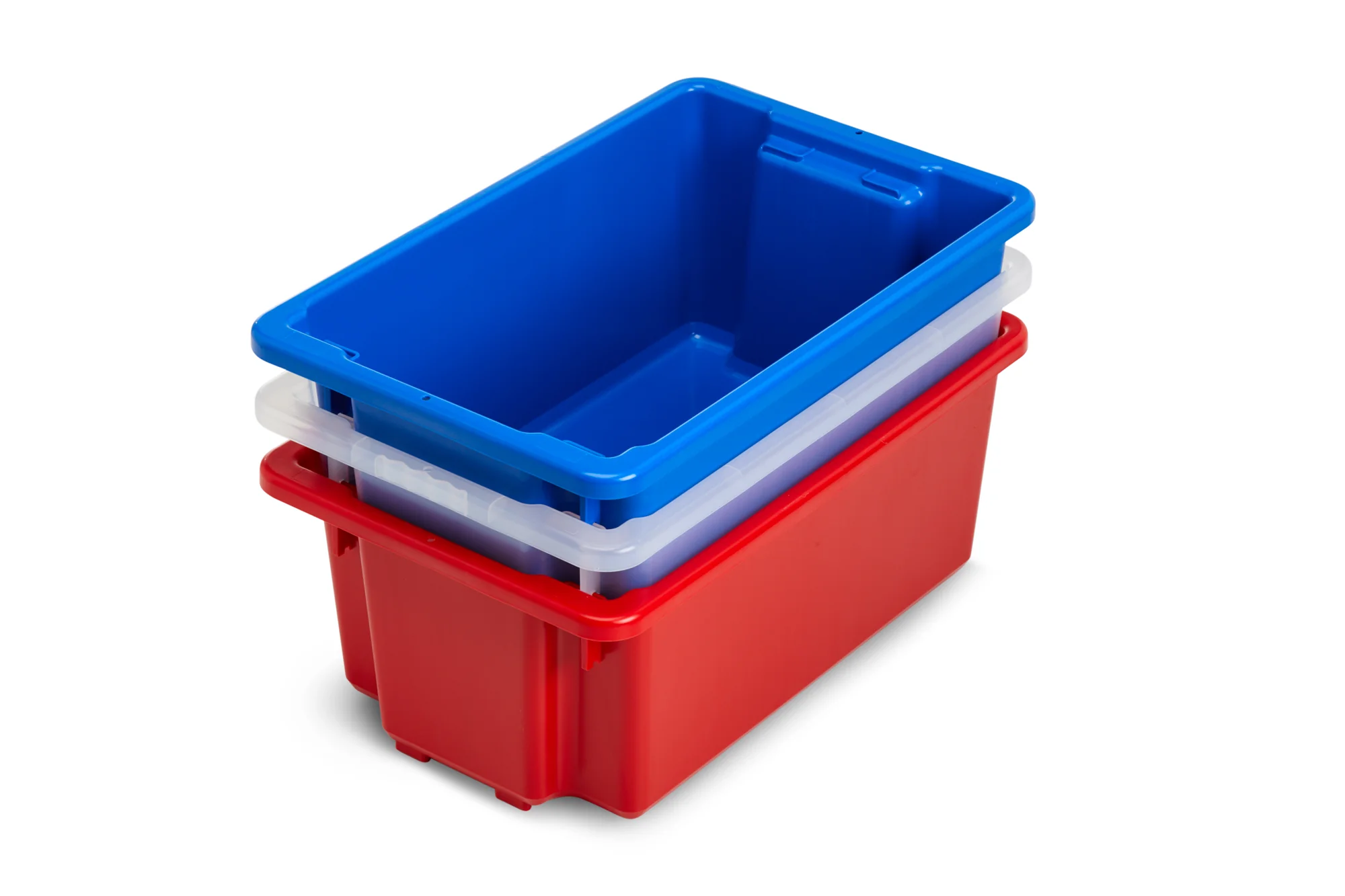 Fischer Plastics Stor-Tub 32 Blue Bin Crate and Container 32L - Image 3