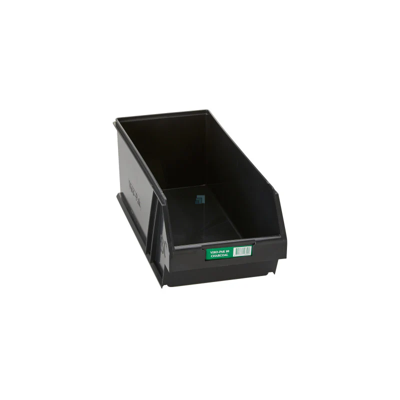 Fischer Plastics Viro-Pak 80 Black Bin and Container 8L - Image 2