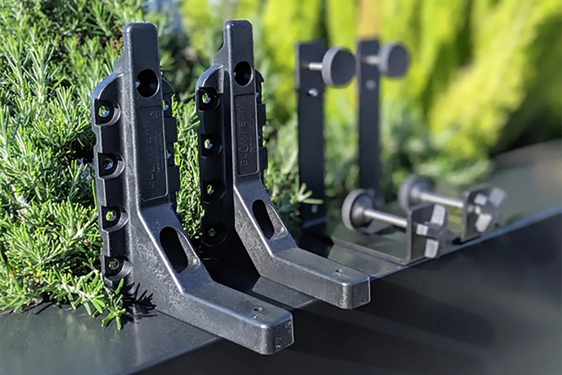 Glowpear Mini Rail Planter - Self Watering Balcony Planter Box - Image 6