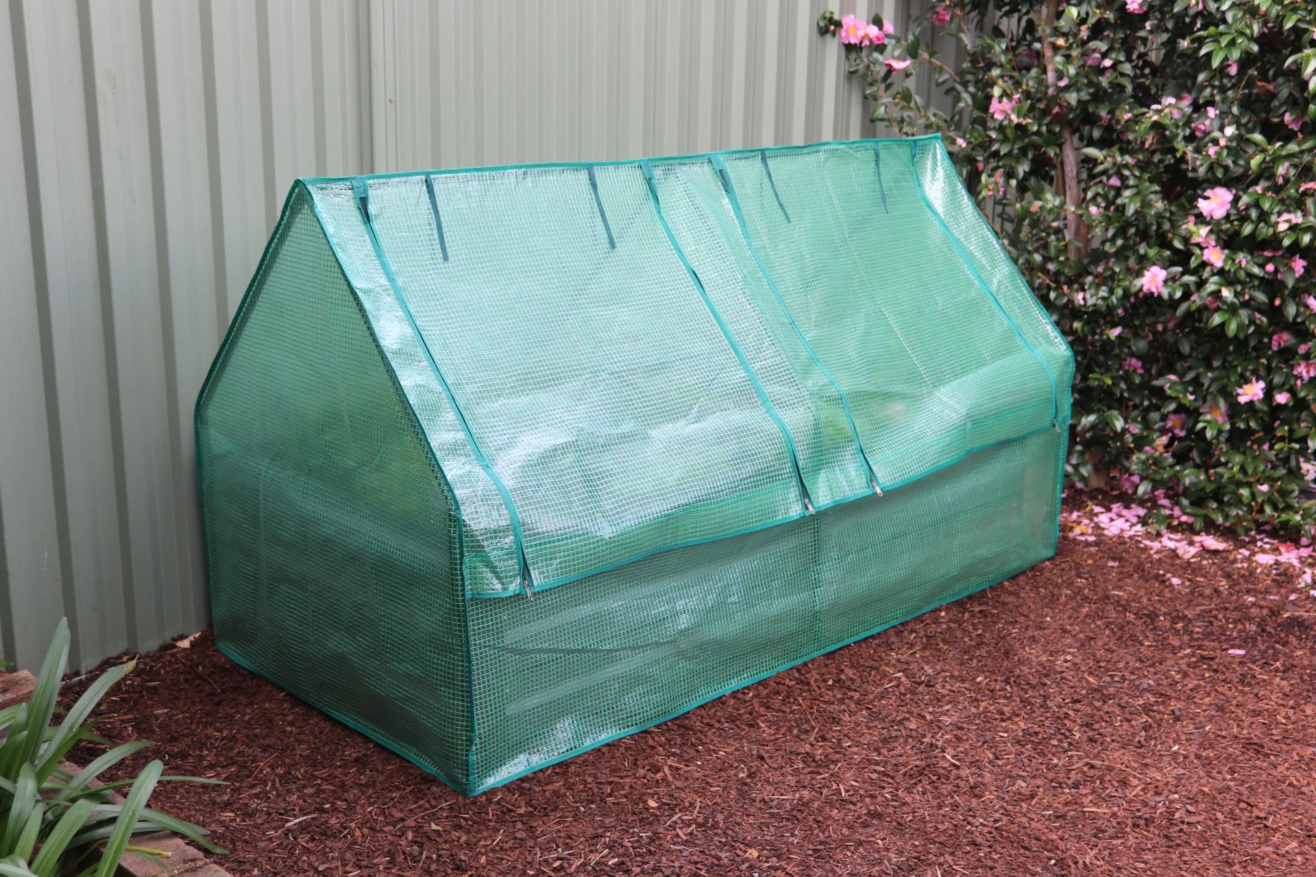 Greenlife Large Drop Over PE Greenhouse + Netting Cover 1850 x 950 x 1020mm - Image 3
