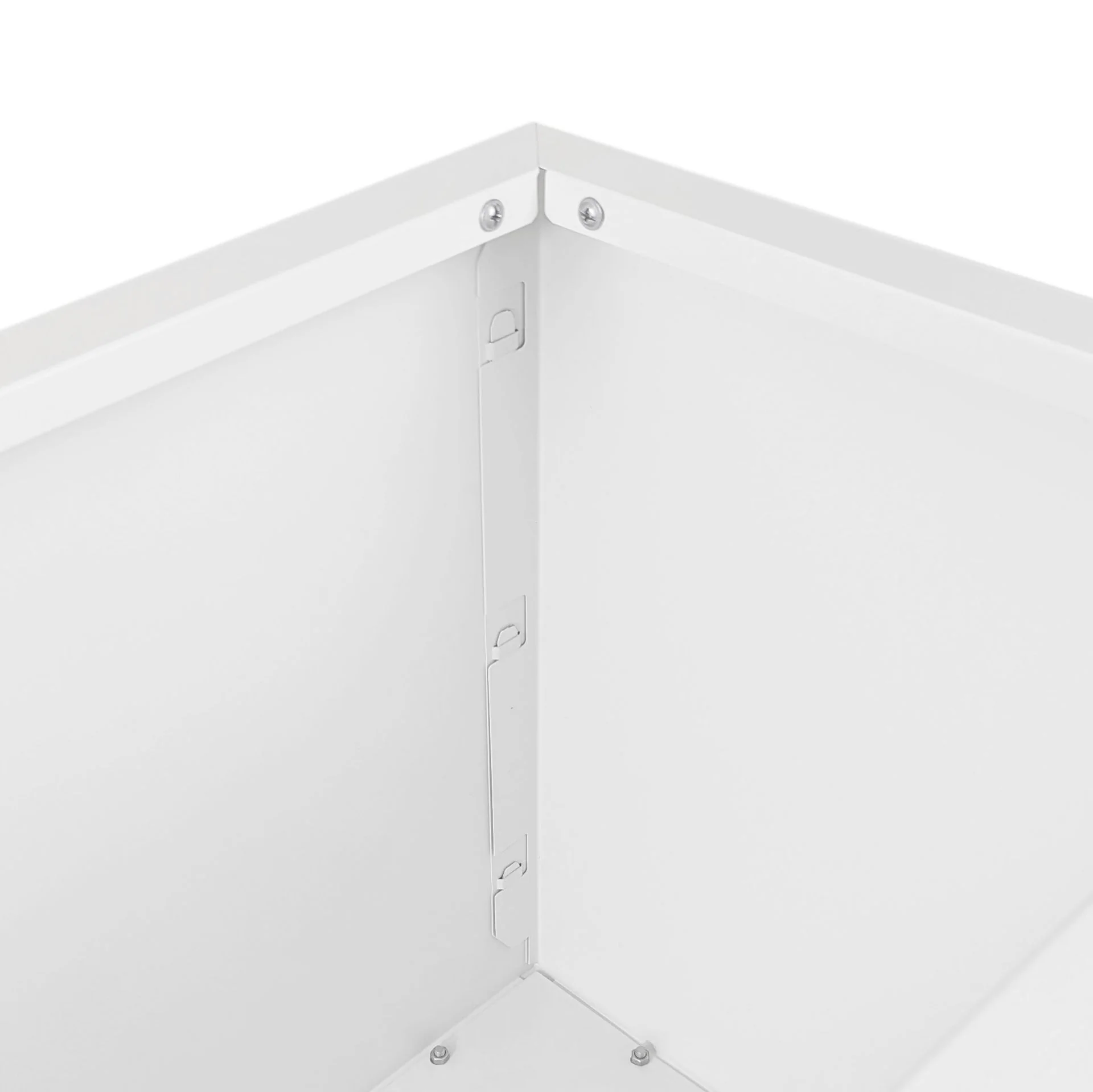 Greenlife Metal Designer Planter Box with Base 1200 x 340 x 400mm Vibrant White - Image 5