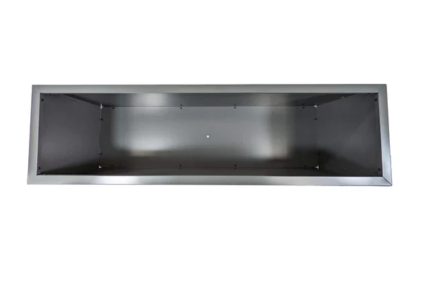 Greenlife Metal Designer Planter Box with Base 1200 x 400 x 500mm Charcoal - Image 3