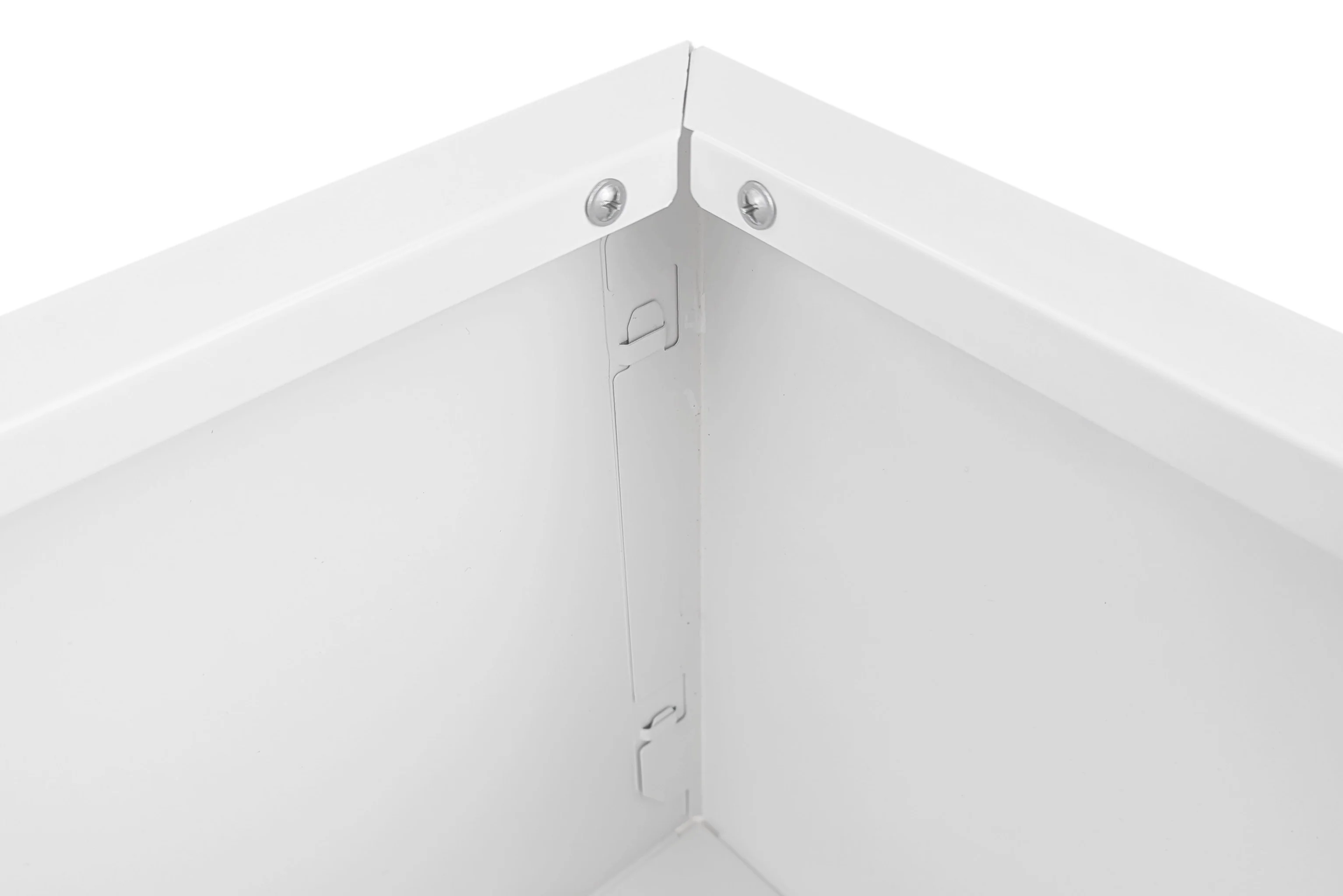 Greenlife Metal Designer Planter Box with Base 1200L x 300W x 300H Vibrant White - Image 6