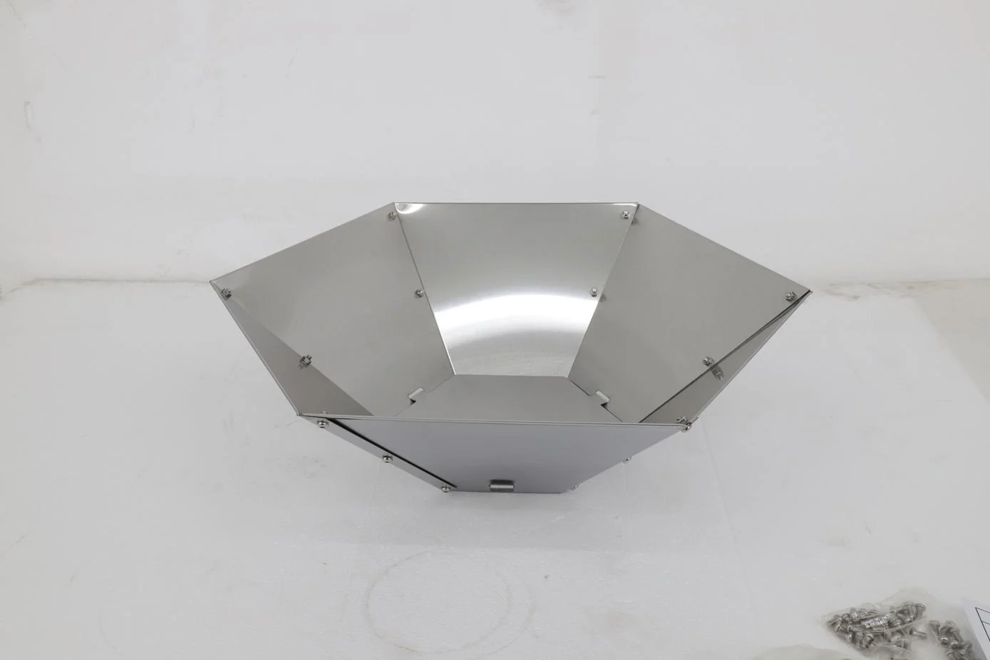 Greenlife Portable Camping Outdoor Fire Pit with Carry Bag - Stainless Steel - Image 3
