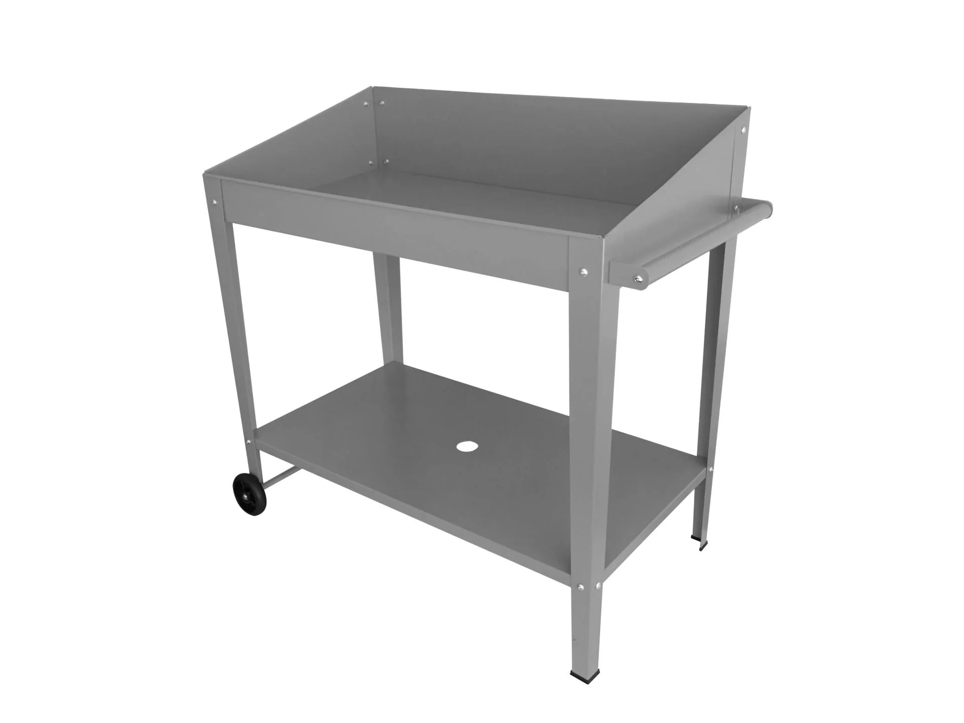 Greenlife Sturdy Mobile Potting Bench - 1000 x 550 x 1010mm - Slate Grey - Image 3