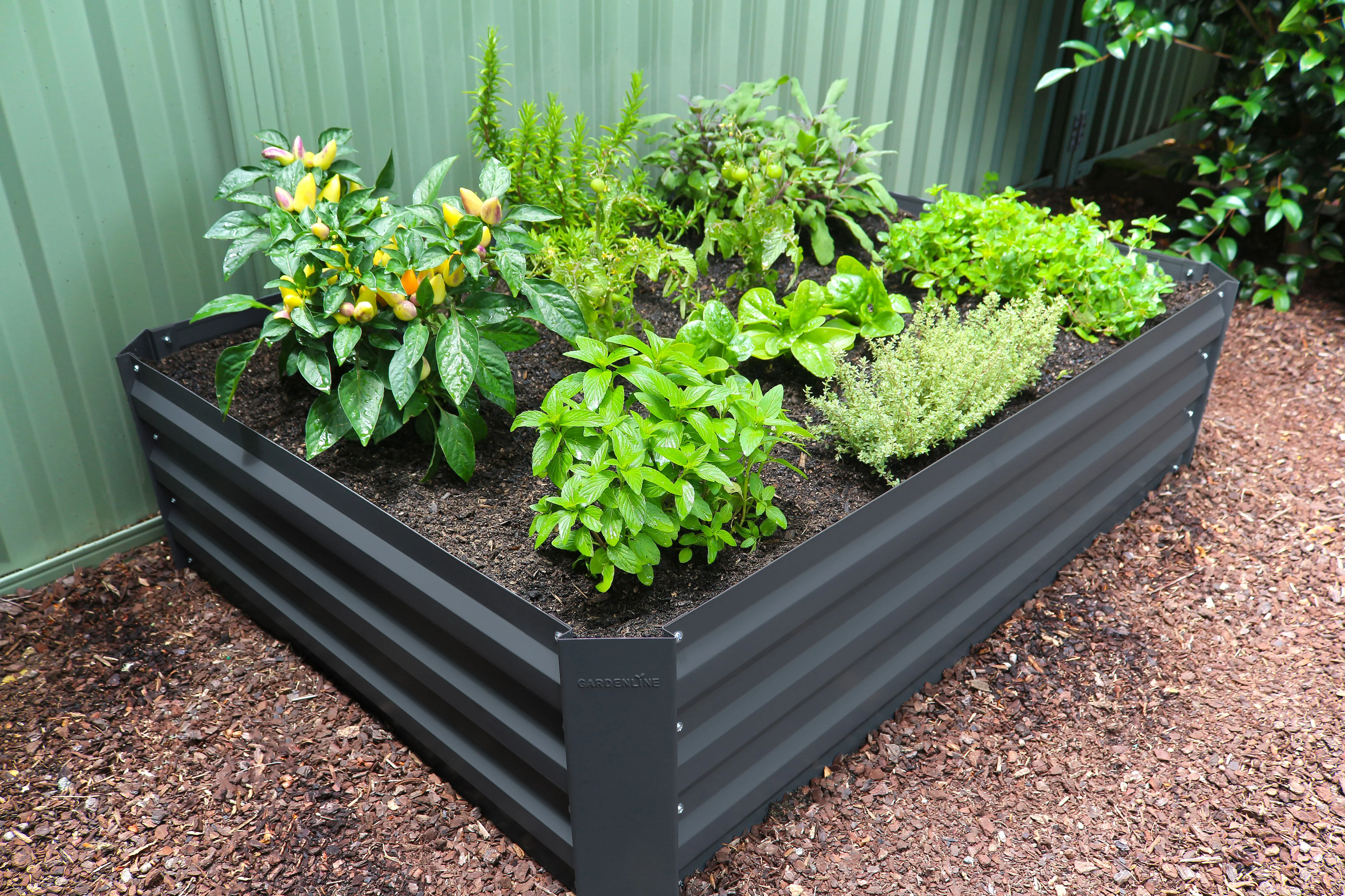 Greenlife Raised Garden Bed - 1200 x 900 x 300mm - Charcoal - Image 5