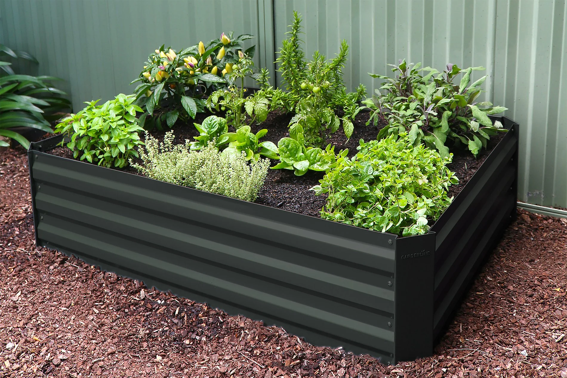 Greenlife Raised Garden Bed - 1200 x 900 x 300mm - Charcoal - Image 6
