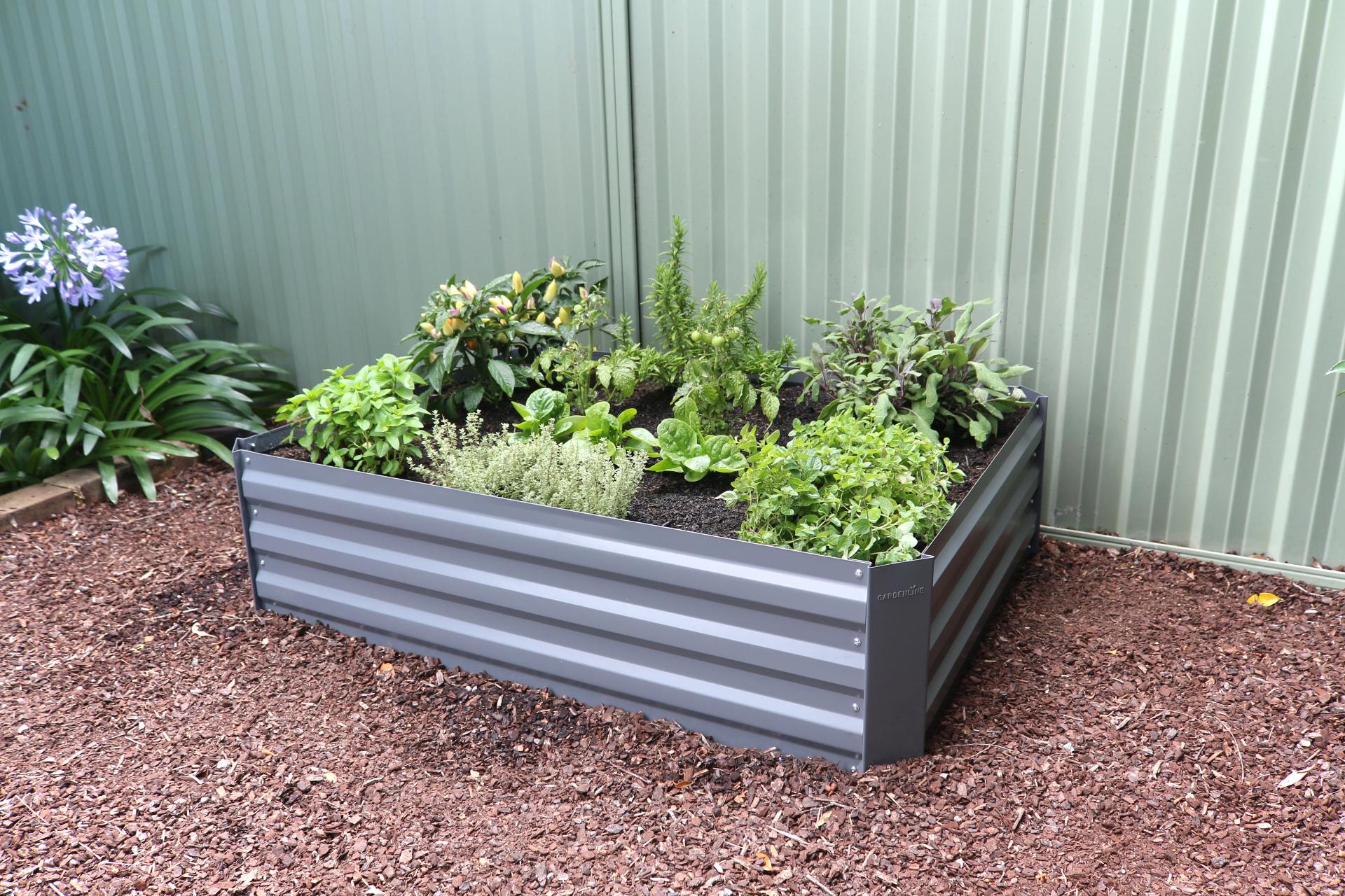 Greenlife Raised Garden Bed - 1200 x 900 x 300mm - Slate Grey - Image 3