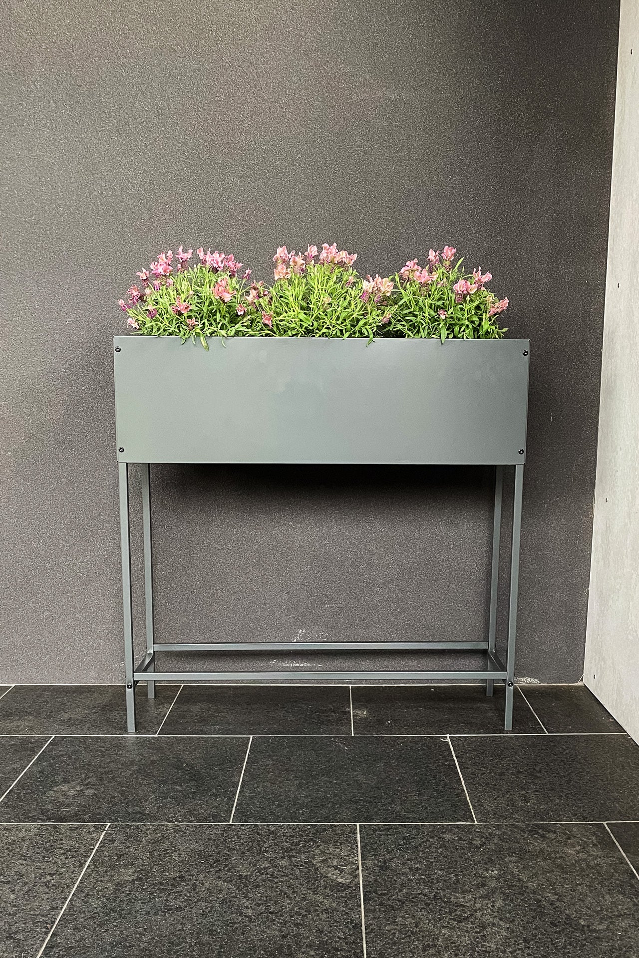 Greenlife Raised Planter Box - 800 x 240 x 800mm - Charcoal - Image 5