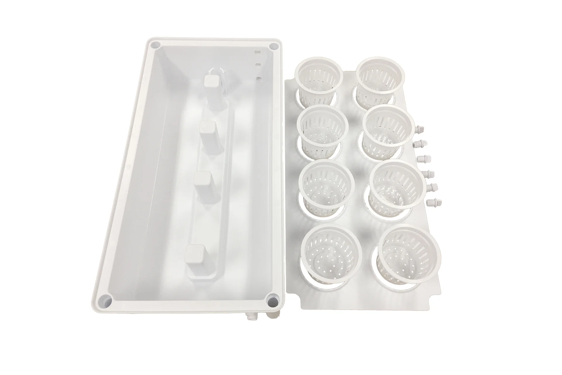 Greenlife Self-Watering Salad Planter Grower with 8 Pots - White - Image 4