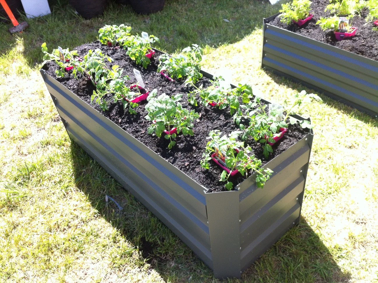 Greenlife Slimline Raised Garden Bed - 1200 x 450 x 450mm - Slate Grey - Image 7