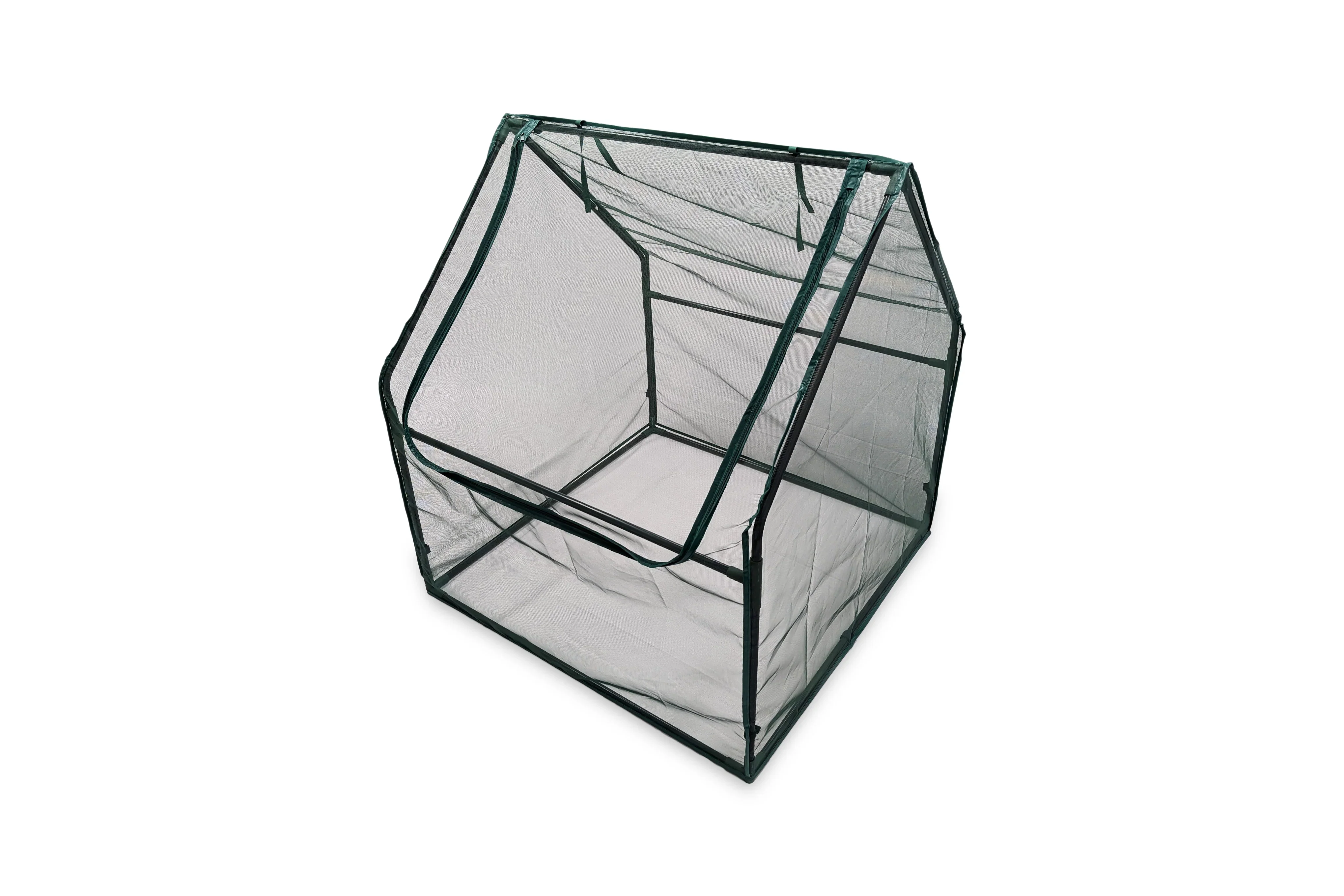 Greenlife Square Drop Over PE Greenhouse + Netting Cover 900 x 900 x 1020mm - Image 5