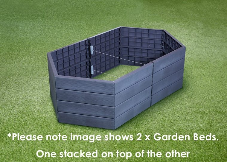 HEX ERGO Recycled Plastic Large Raised Garden Bed - Image 2