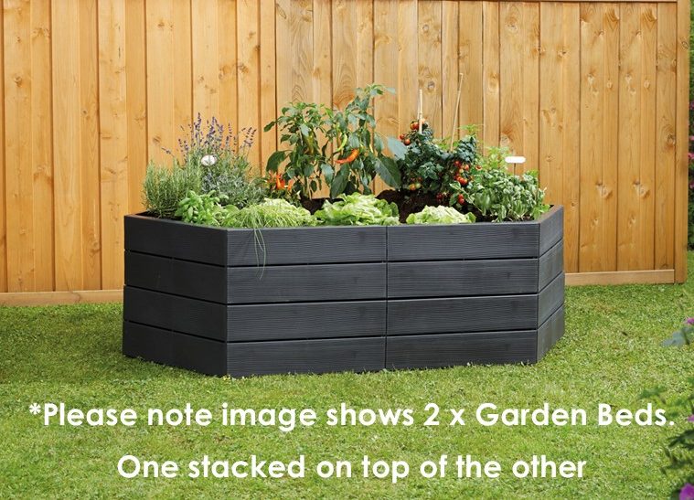 HEX ERGO Recycled Plastic Large Raised Garden Bed - Image 3