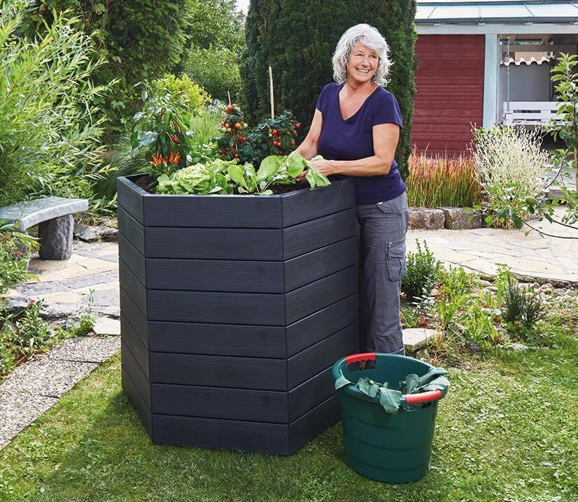 HEX ERGO Recycled Plastic Raised Garden Bed - Image 3
