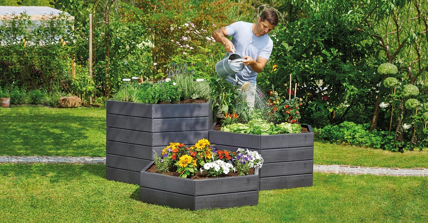 HEX ERGO Recycled Plastic Raised Garden Bed - Image 4
