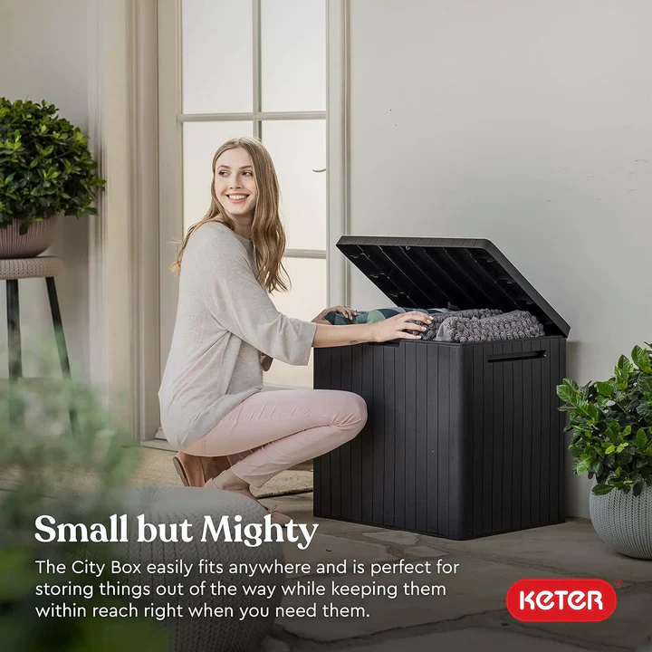 Keter City Box - 113L Outdoor Storage Box - Image 2