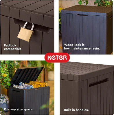 Keter City Box - 113L Outdoor Storage Box - Image 4