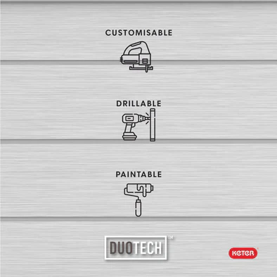 Keter Denali 757L Storage Box - Grey - Image 6