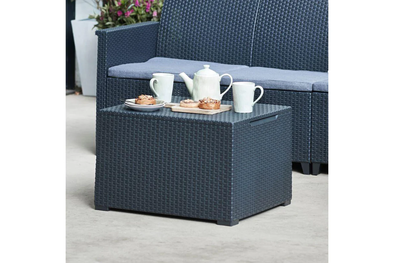 Keter Emma 4 Seater Lounge Set - Graphite - Image 8