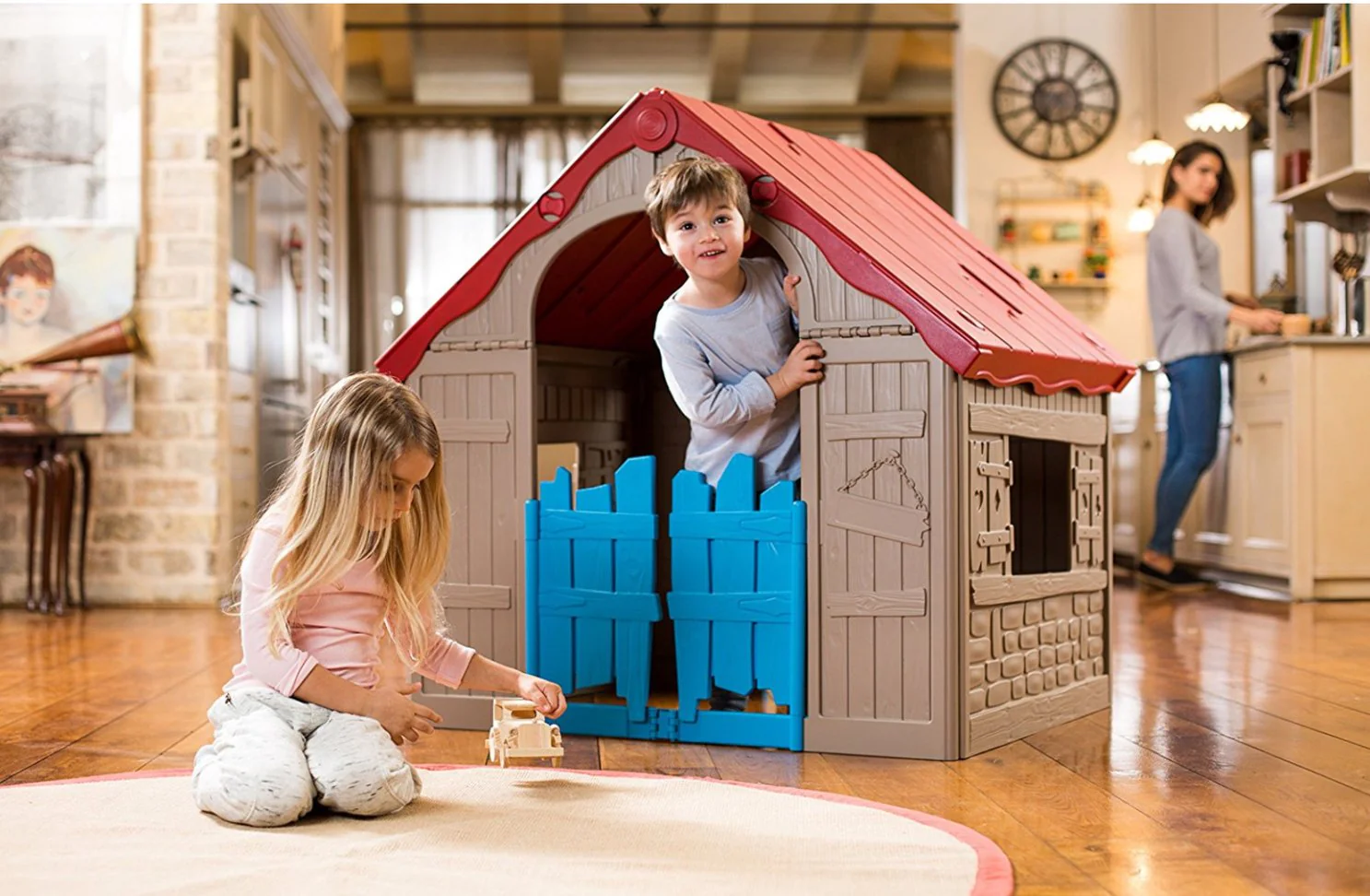 Keter Kids Wonderfold Indoor/Outdoor Playhouse - Image 5