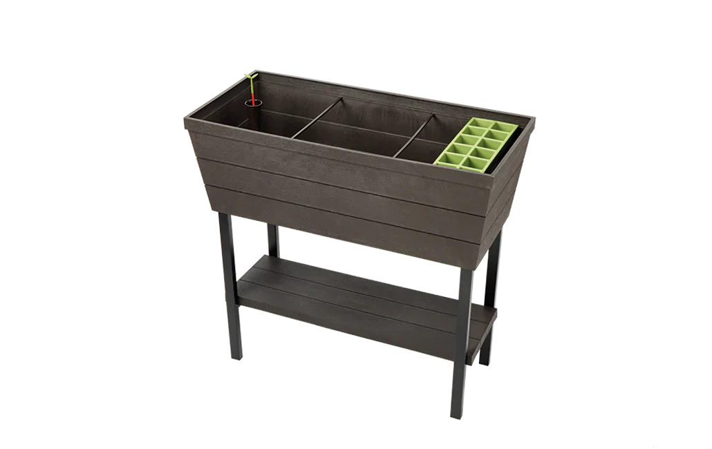 Keter Urban Bloomer Self-watering Raised Garden Planter - Brown - Image 8