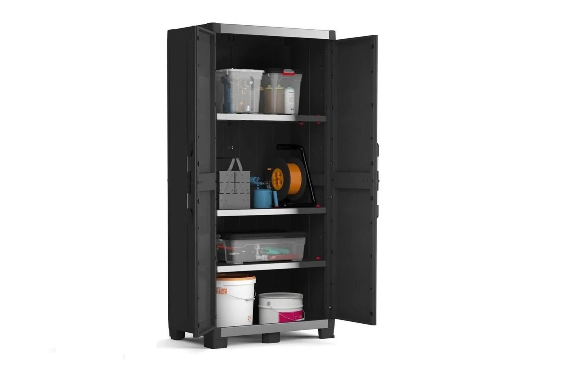 Keter XL Base/XL Tall Storage Cabinet - Bundle - Image 5