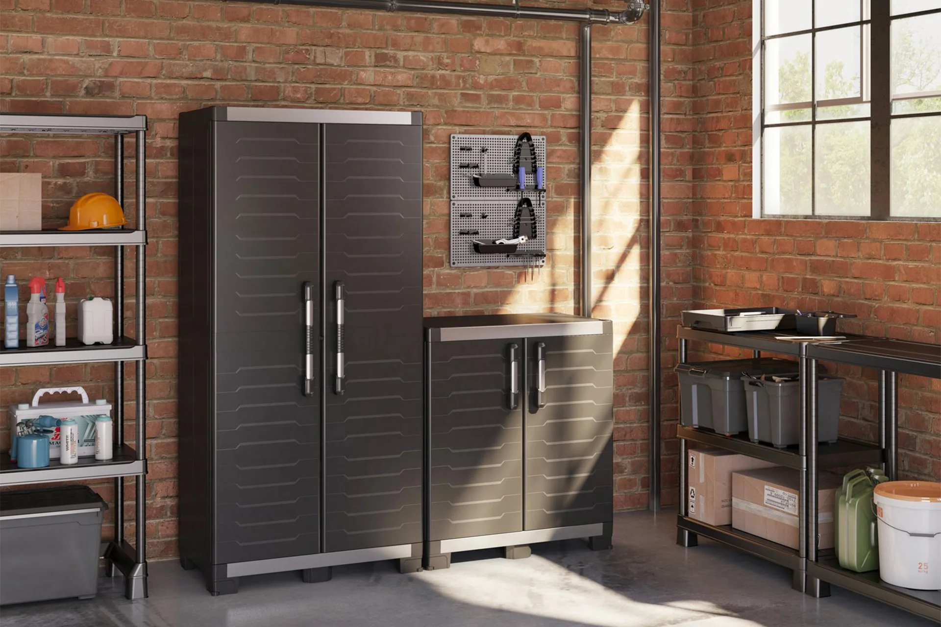 Keter XL Garage Tall Cabinet - Image 3